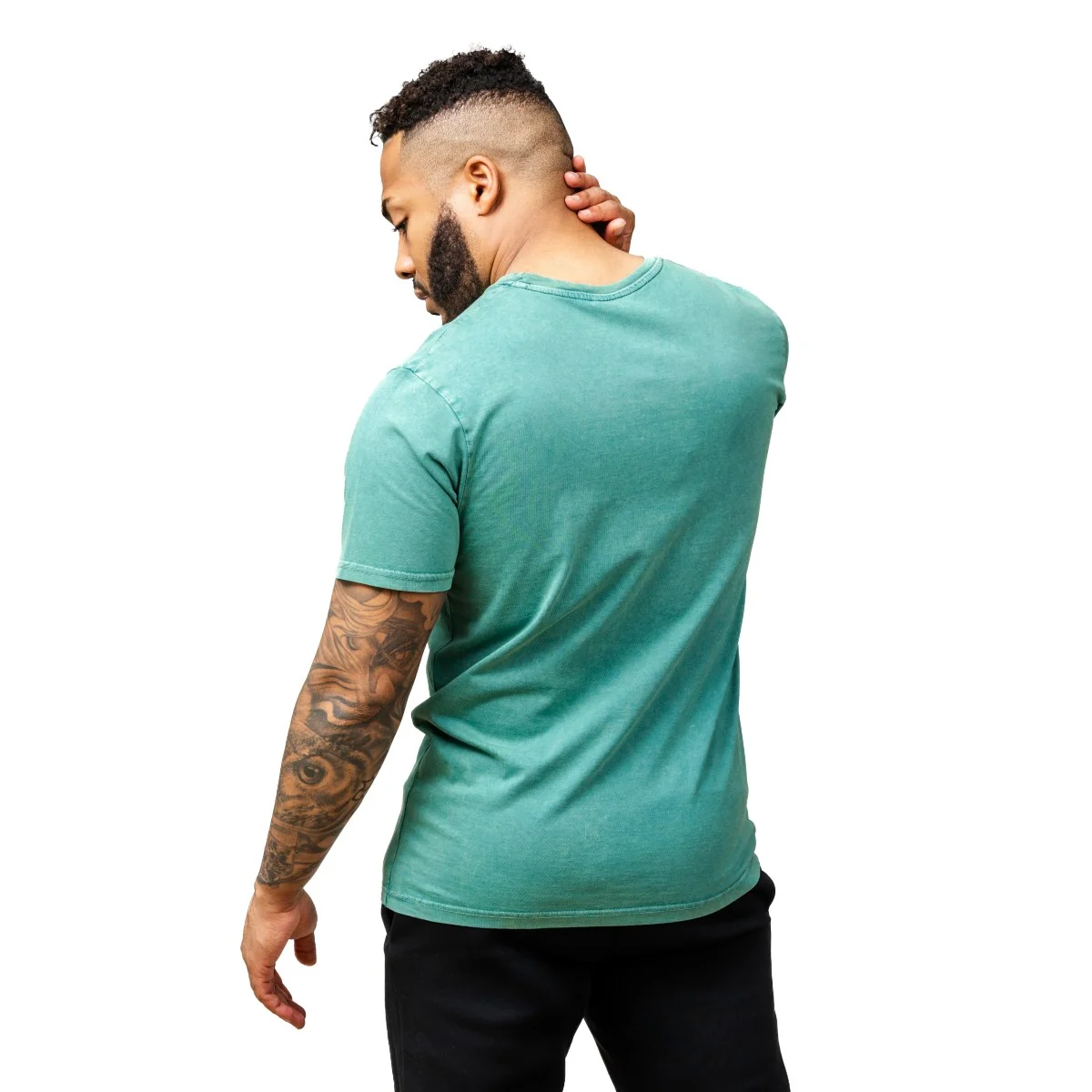 Oxen Est Washed Tee Green - Image 4