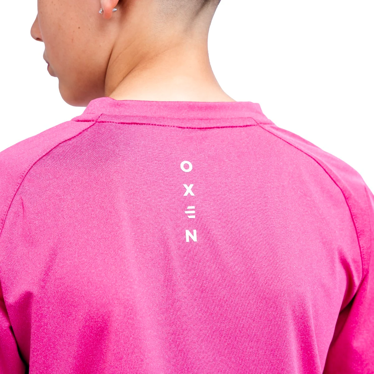 Oxen Junior Endure Tee Ruby Pink - Image 4