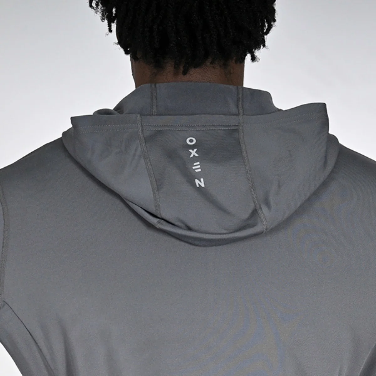 Oxen Mens Endure FZ Performance Hoody Fossil - Image 3