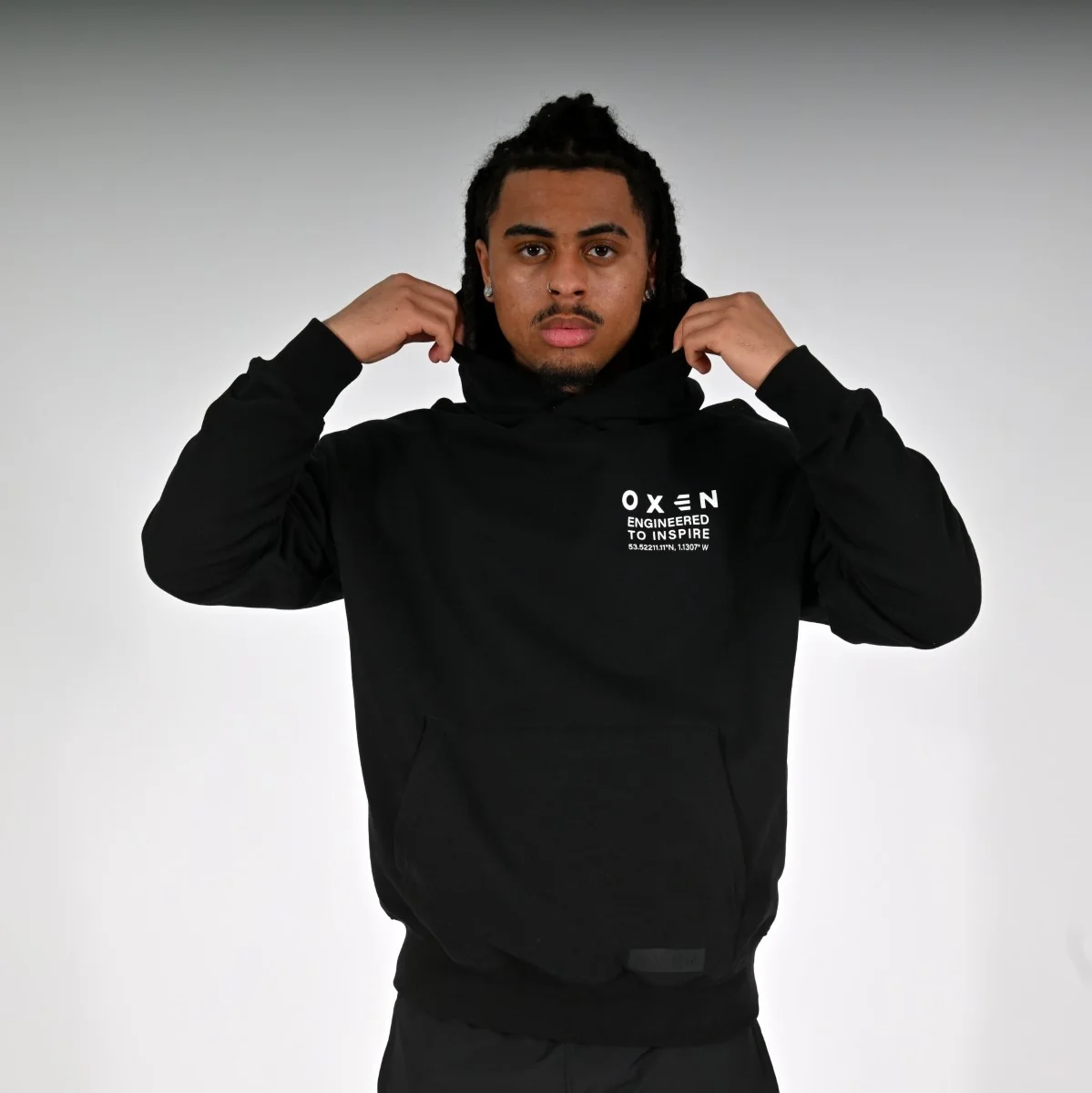 Oxen Oversized MMX Hoody Black
