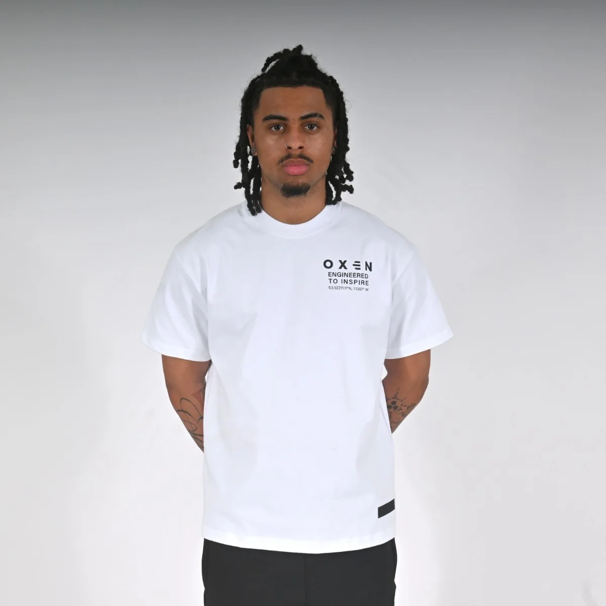 Oxen Oversized MMX Tee White
