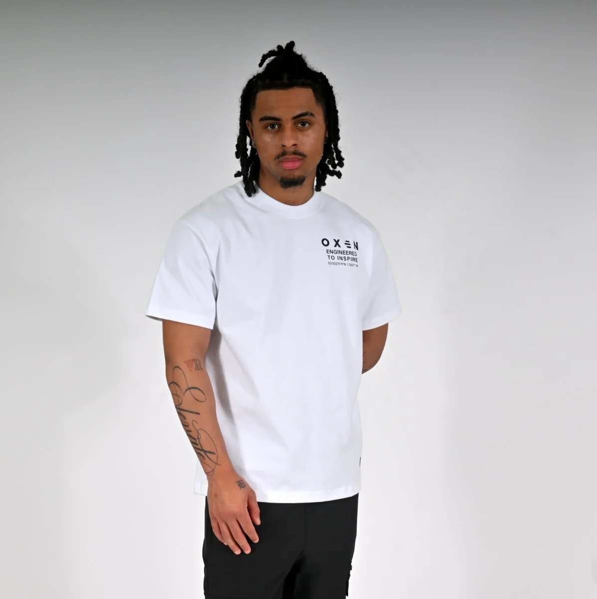 Oxen Oversized MMX Tee White - Image 3
