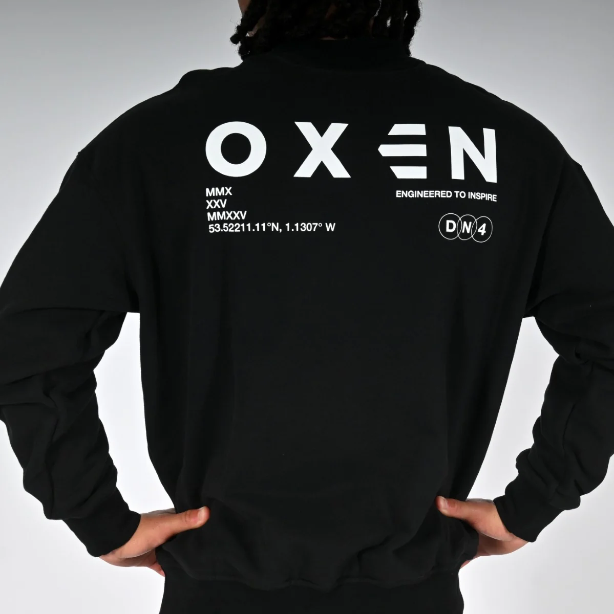 Oxen Oversized Sweat Black - Image 5