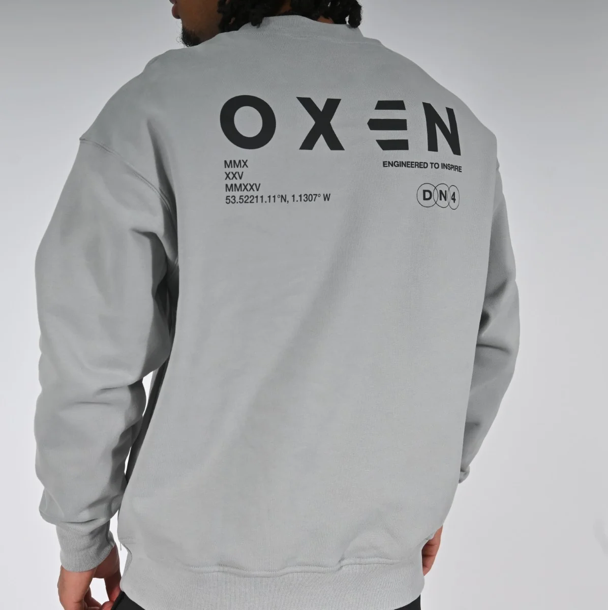 Oxen Oversized Sweat Grey - Image 4