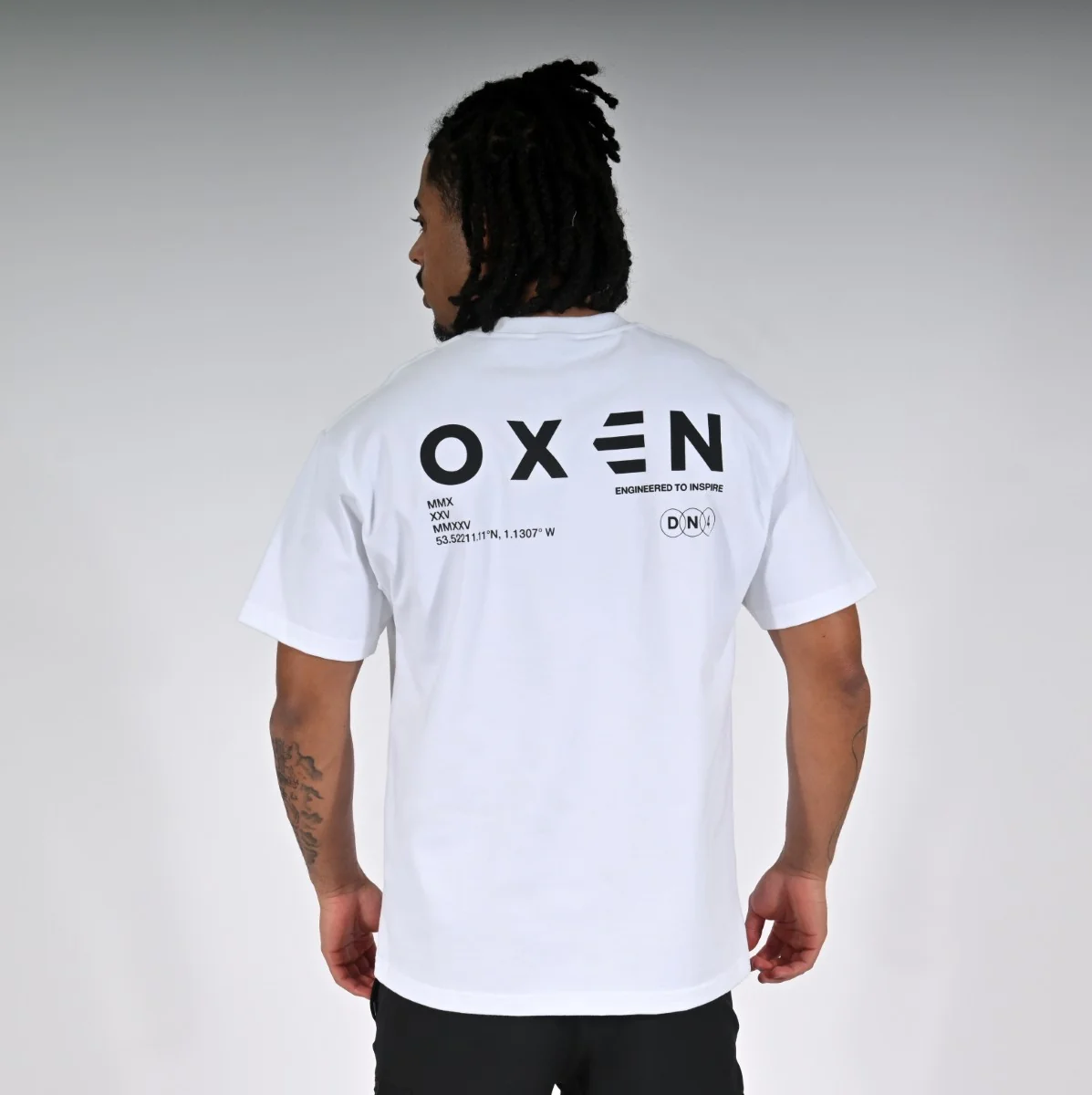 Oxen Oversized Tee White - Image 3