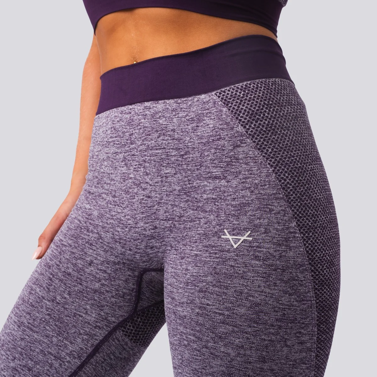 Oxen Seamless Sports Leggings Purple - Image 5