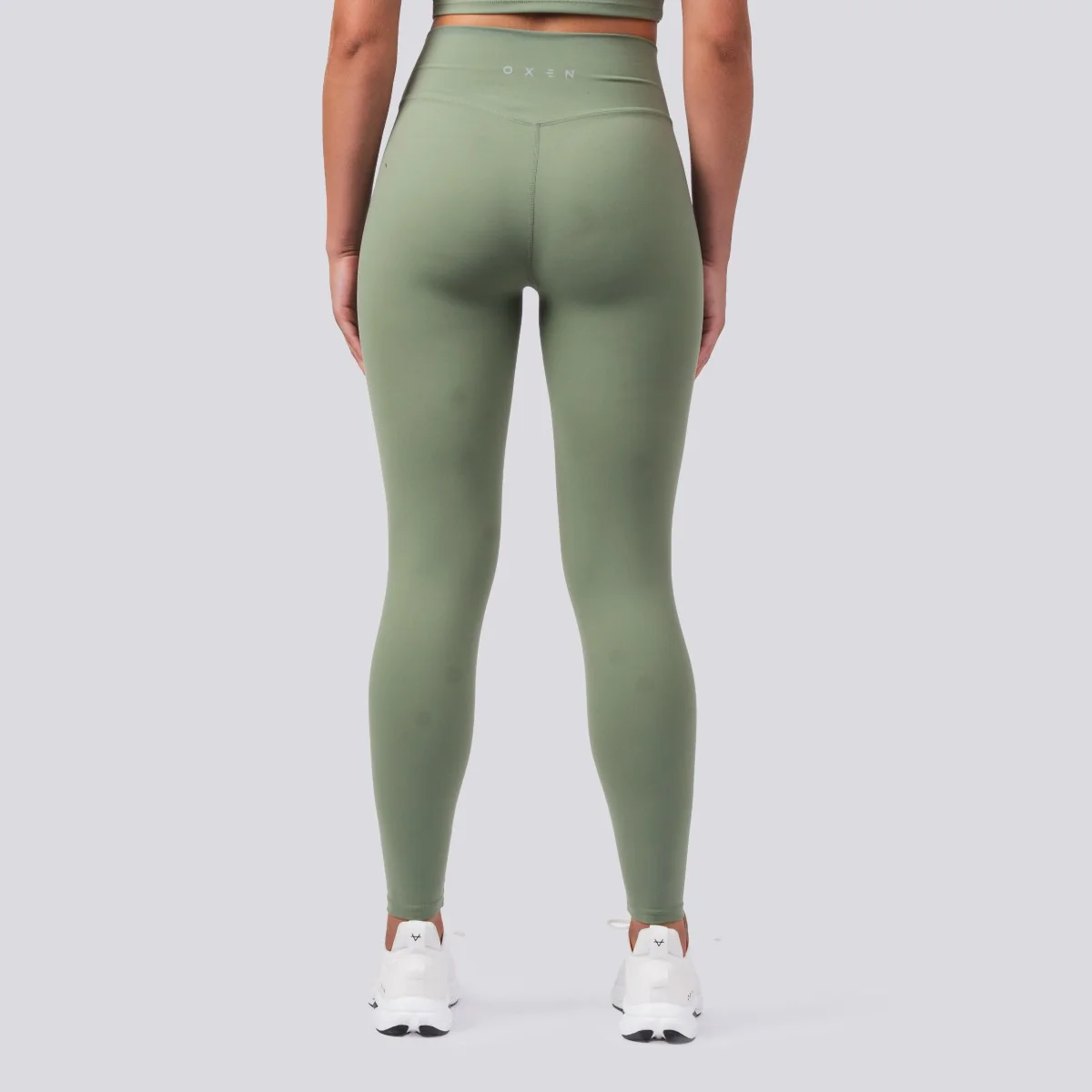 Oxen Womens Endure Sculpt Leggings Olive - Image 2