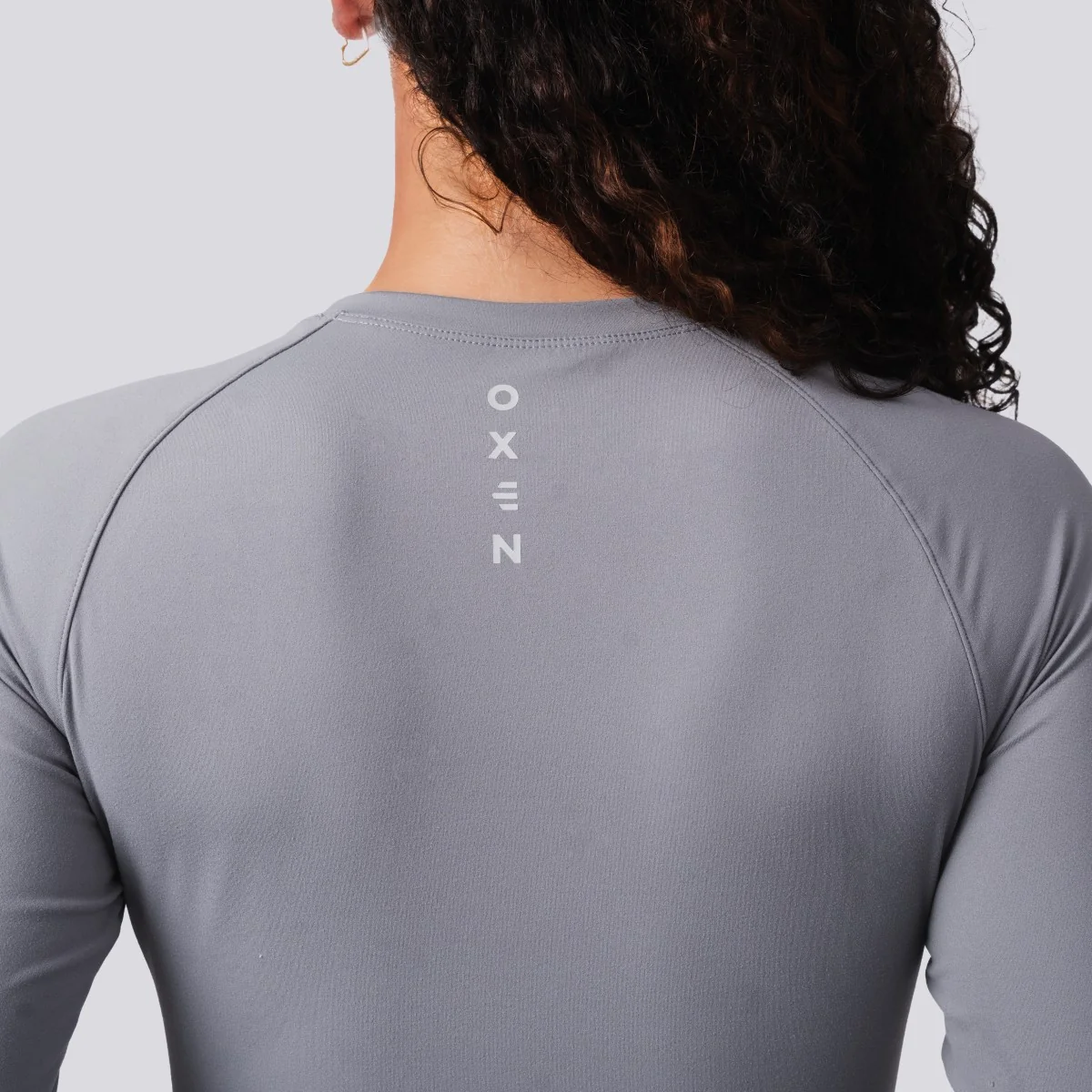 Oxen Womens Endure Sculpt LS Top Fossil - Image 2